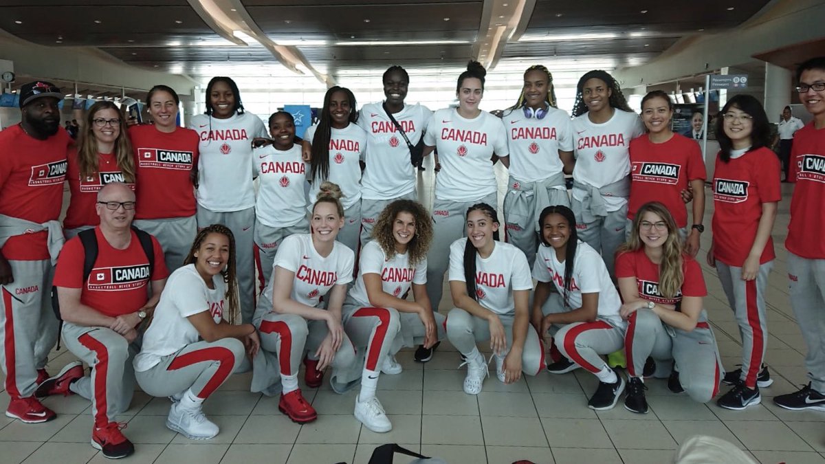 CanBball's tweet photo. Next stop: Bangkok, Thailand 🇹🇭! #WeAreTeamCanada #FIBAU19 https://t.co/Cjk0xUuhXD