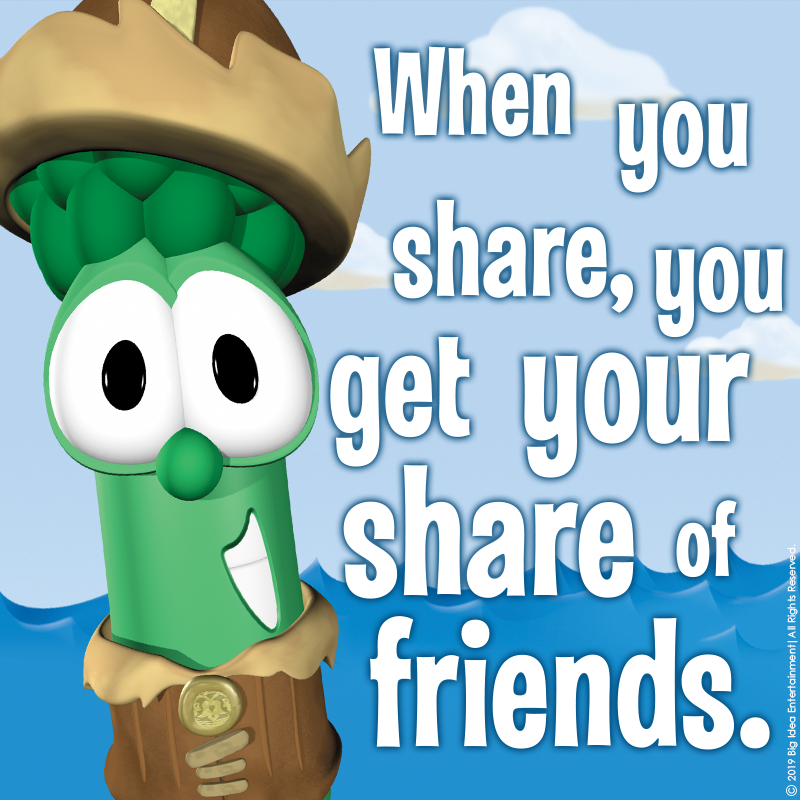 VeggieTales's tweet photo. Doing good for others does a lot of good for you.
#Sunday #HappySunday #SundayThoughts #Sharing #HelpingOthers #VeggieValues #VeggieTales https://t.co/ddHCdVBIlL