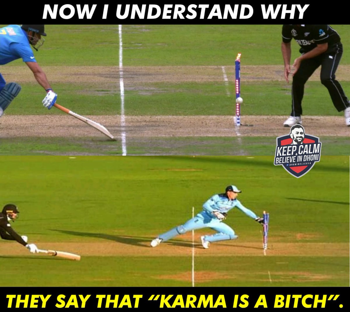 kumarisakshi10's tweet photo. #Karma😂😂
But well played NZ.....
#CWC2K19 
#WimbledonFinal 
👍👍...worth watching...😍. https://t.co/54hfM7qgKr