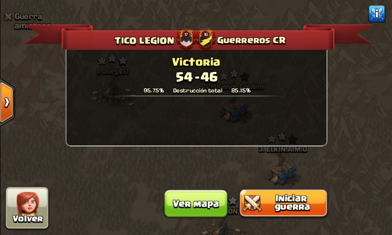 Primer enfrentamiento en la segunda edición de <a href="/LTGCOC/">LTG</a>
Arrancando con el pie derecho, firmes para lo que venga, excelente victoria cabrones!😏

#TicoLegionOnFire🔥