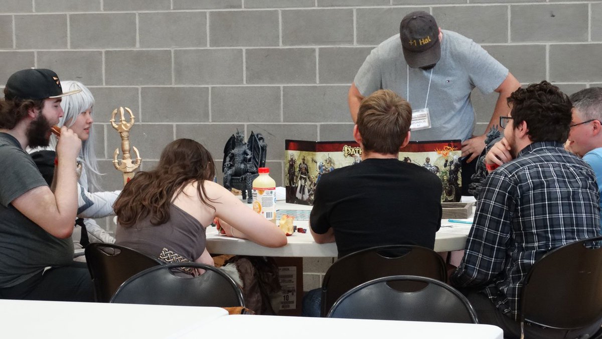 RpgThon's tweet photo. It's the second and last day of RPG-A-Thon. Come down to Boyle Street Plaza and have some nerdy fun with us!

#rpgathon #yeg #edmonton #yegevents #yegevent #edmontonevent #edmontonevents #edmontonnerd #edmontonlarp #larp #yeglarp https://t.co/nj0yJkT09n