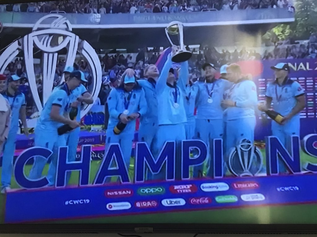 There we go. #champions #CWCUP2019