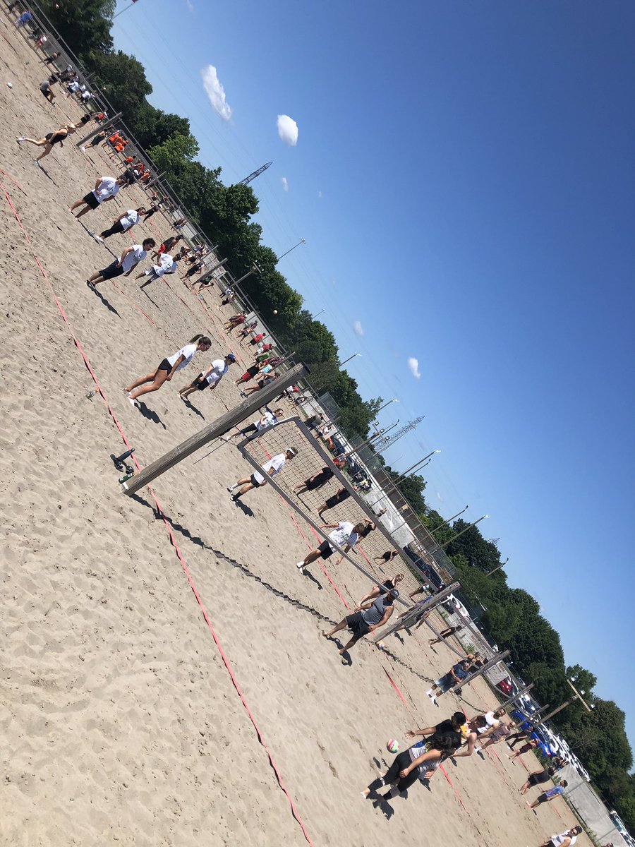 Thank you to the 243 people that came out from MetroWest to play beach volleyball 🏐 on this beautiful day ☀️ @AIacobelli_TD