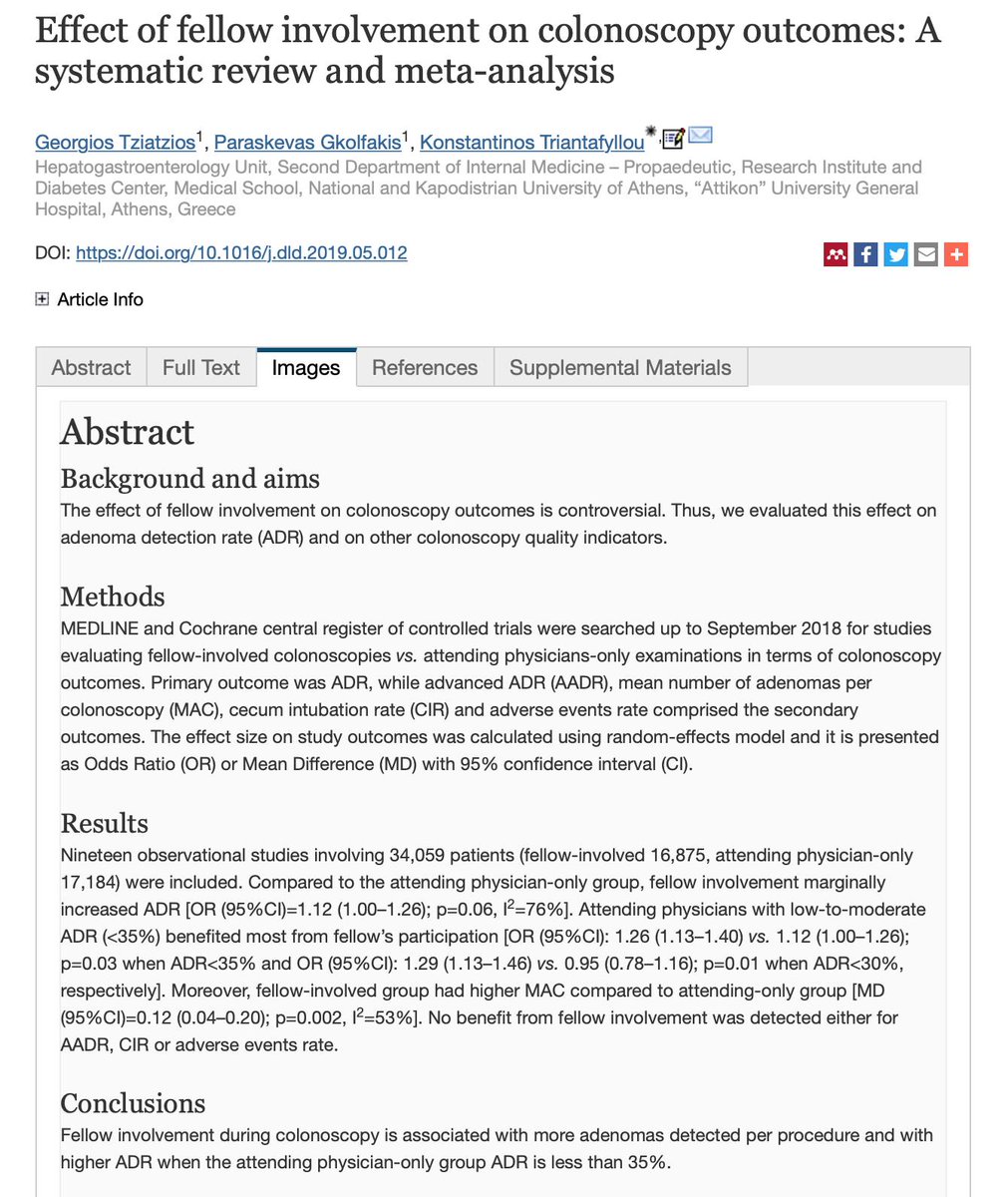 Darren_Pavey's tweet photo. If the Attending’s ADR Is Low, Fellows Can Help
A number of studies have found that a second observer, including fellow participation in the procedure, can improve colonoscopy ADR.  #colonoscopy #bowelcancer https://t.co/8xPwP9utbH https://t.co/rlpoCSQRaR