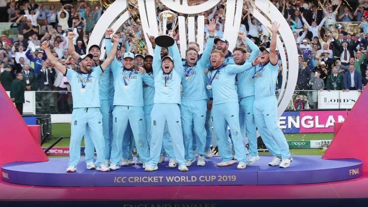 WilliamsTankers's tweet photo. Well done fellas. Unbelievable game, fantastic victory. Cricket World Cup Winners 2019 https://t.co/4x4JNJFwyC