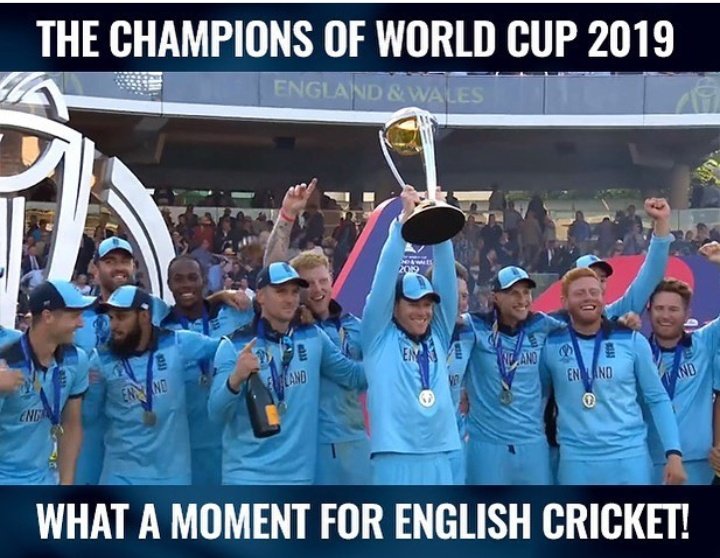 Wamiqueshahab's tweet photo. Congratulations to England for winning the #WorldCup19 
#EngVsNew 
#CWC19Final https://t.co/aVa4JAuMWE