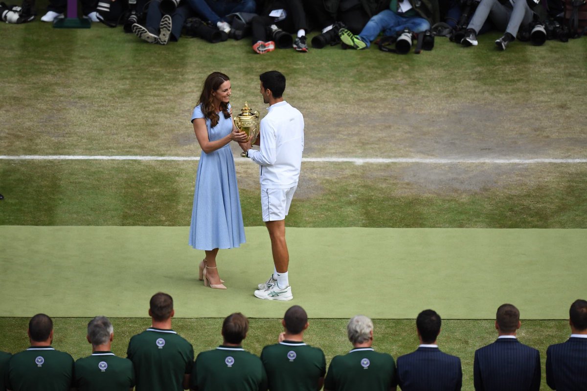 An honor.. <a href="/KensingtonRoyal/">The Prince and Princess of Wales</a> #Wimbledon
