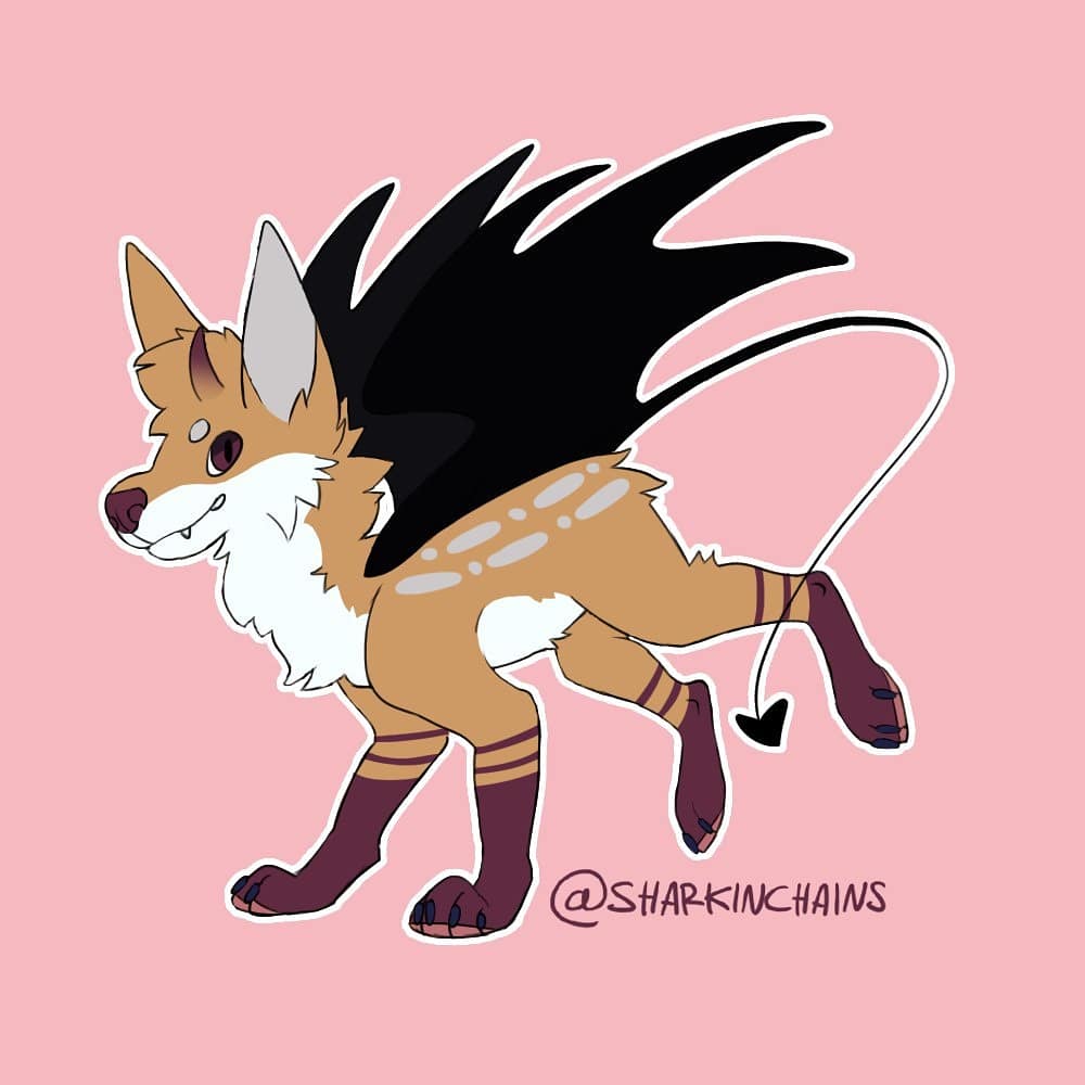 sharkinchains's tweet photo. my part of an art trade i did today <3 uwu
#furryart #arttrade https://t.co/quVioroCaM