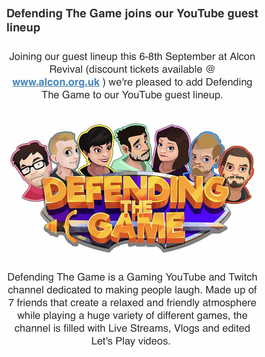 Official_DTG's tweet image. So this is happening! We’re going to be guests at Leicester’s @Alcon in September. So excited! If you can, come down and see us! You can get tickets here: alcon.org.uk   #alcon2019