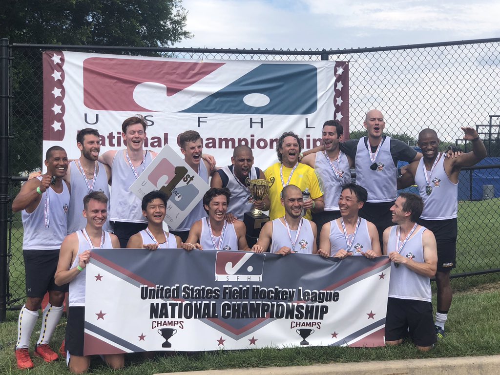 LoneStarFH's tweet photo. Congrats to Coach Adam (who was guest playing for his old club the DC Dragons) on winning the USFHL Adult National Championships this weekend at the University of Delaware. ๐ ๐ #USFHL #fortheloveofthegame #lonestarfhc #txfieldhockey https://t.co/inah5b7o3t