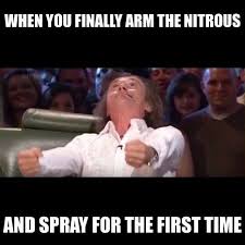What was your reaction to spraying for the first time?? #holdon #timetogo