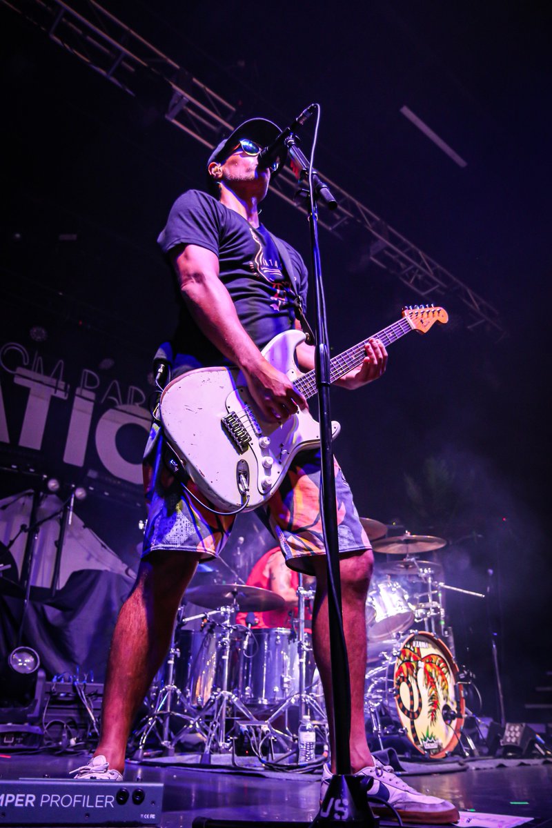 PepperLive's tweet photo. Good to be back on the road! Who’s coming to the #LiveFromParadise tour this summer? #LocalMotion
📷: @onthejetway https://t.co/m6OjrdlUSN
