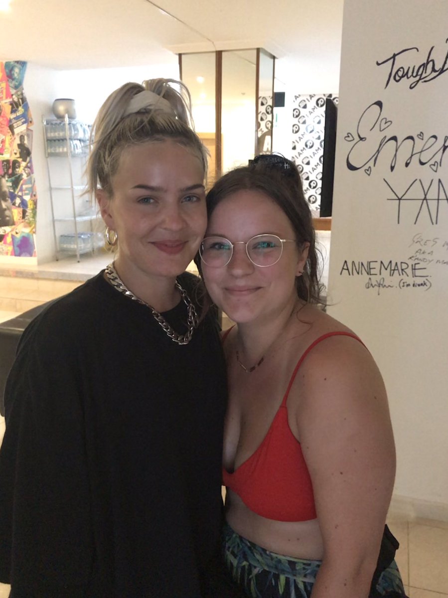 KimberleyRomb's tweet photo. You have my whole heart 🥰 thank you SO much for today!
Ps: also spot the Anne-Marie (I’m drunk) in the background https://t.co/in0w4KTdyN