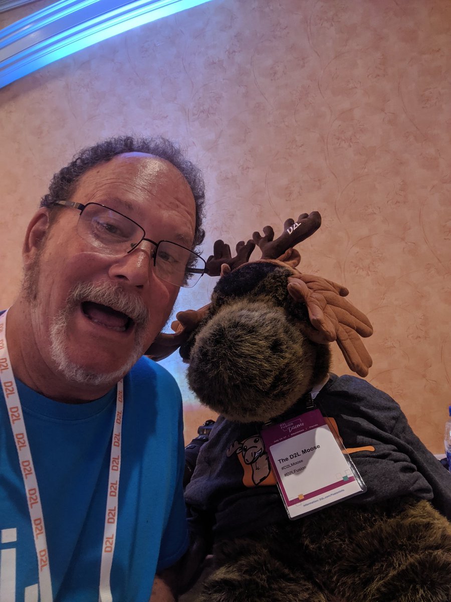 I got moosed! #D2LMoose #D2LFusion