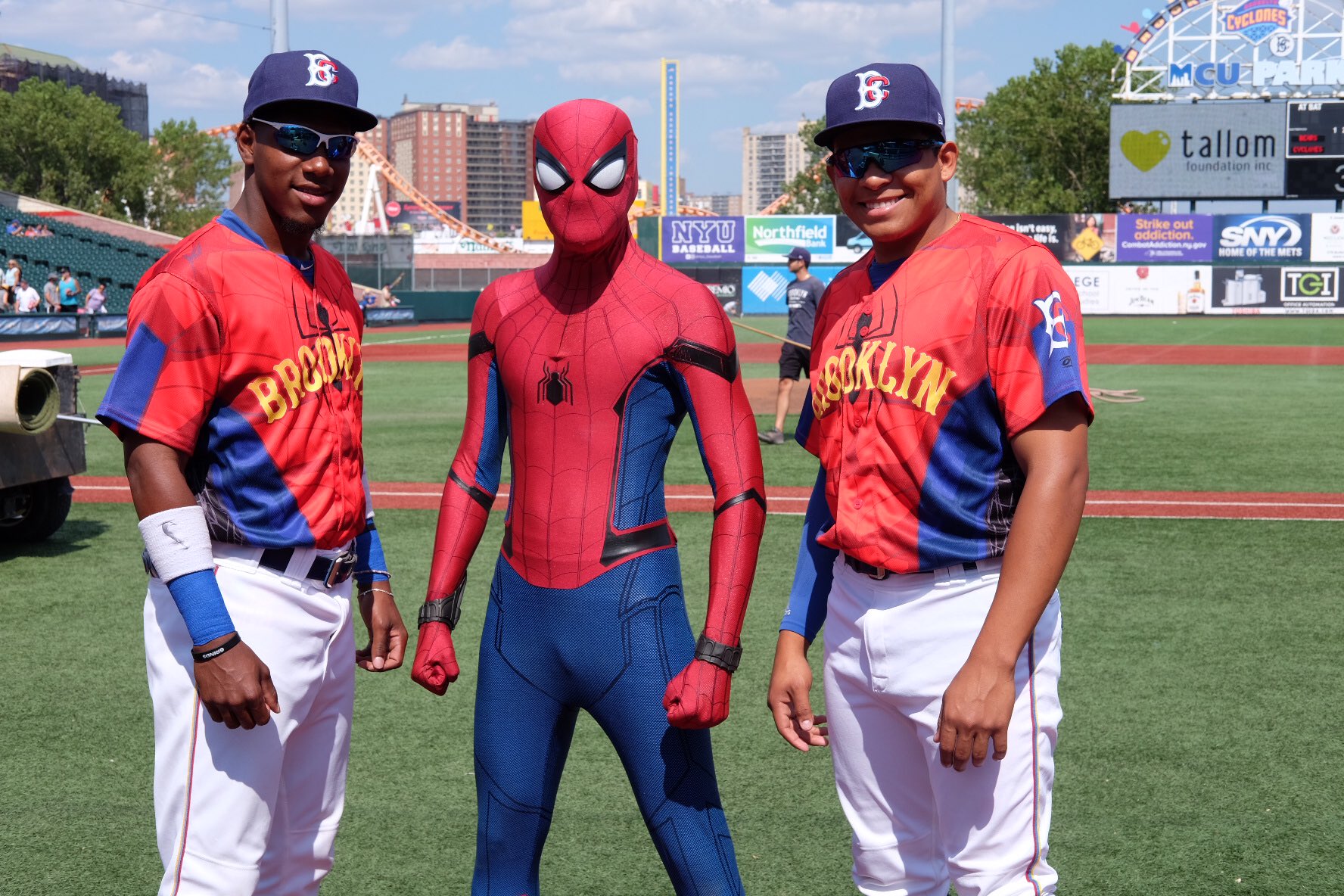 Brooklyn Cyclones on X: How do you like our Spider-Man jerseys? All game  worn jerseys will be available for auction on the live source app after the  game! #spideysenses  / X