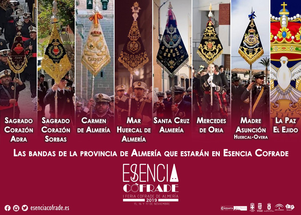 EsenciaAlmeria's tweet photo. 🔴LA MÚSICA DE ALMERÍA EN #EsenciaCofrade ⤵️

Hasta ocho formaciones musicales de toda la provincia de Almería estarán en #EsenciaCofrade apostando y apoyando la música de nuestra tierra.

Estos son los nombres de las bandas que formarán parte del cartel ⤵️ https://t.co/yJbFFLZzUR