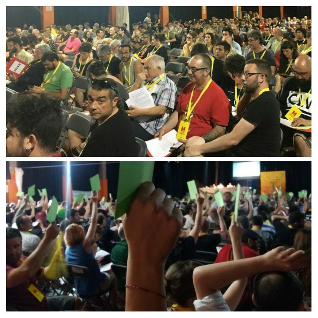 BeguesCup's tweet photo. La CUP de Begues present en la #ANECUP participant del debat sobre la ponència extratègica i organitzativa. No renunciem a res i seguim lluitant per la INDEPENDÈNCIA. https://t.co/ZiUB6ZDRRA