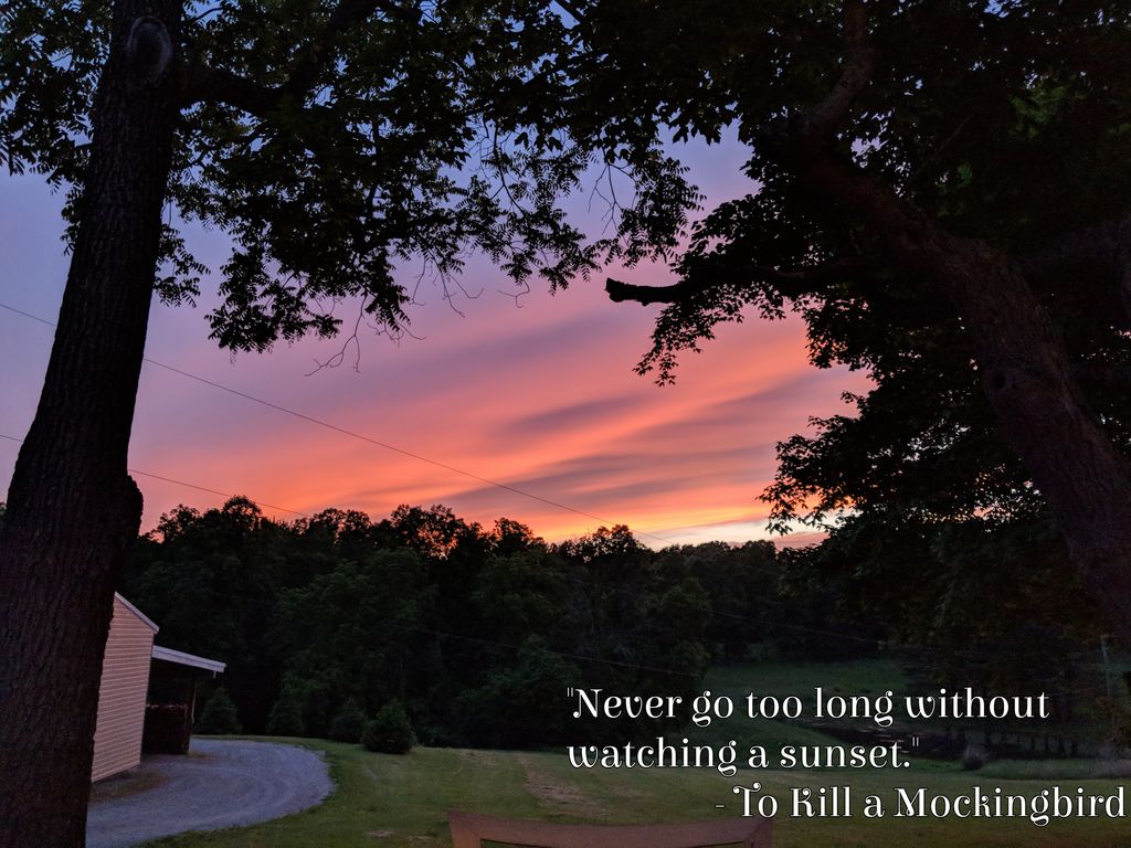 CherryRidgeRt's tweet photo. Beautiful summertime sunset at Cherry Ridge Retreat. https://t.co/eBMOJbUu5Y