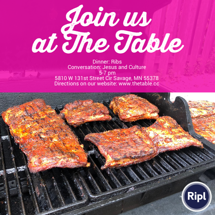 You are invited to The Table!
#thetable #housechurch via ripl.com