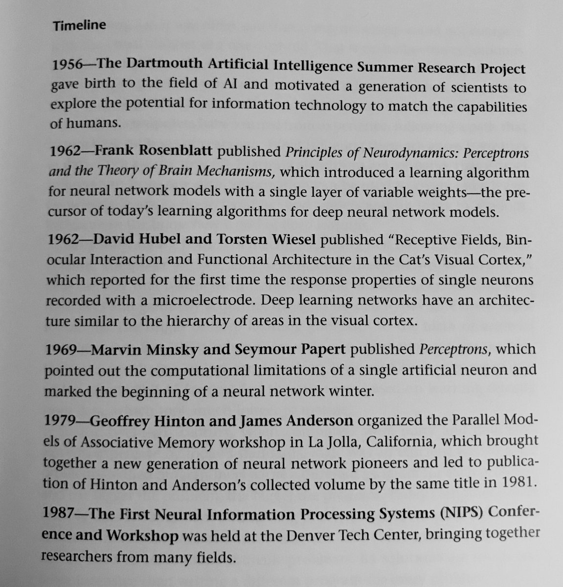 thomasjkerjean's tweet image. L’histoire de l’#IA en 21 dates clefs #DeepLearningRevolution via @sejnowski