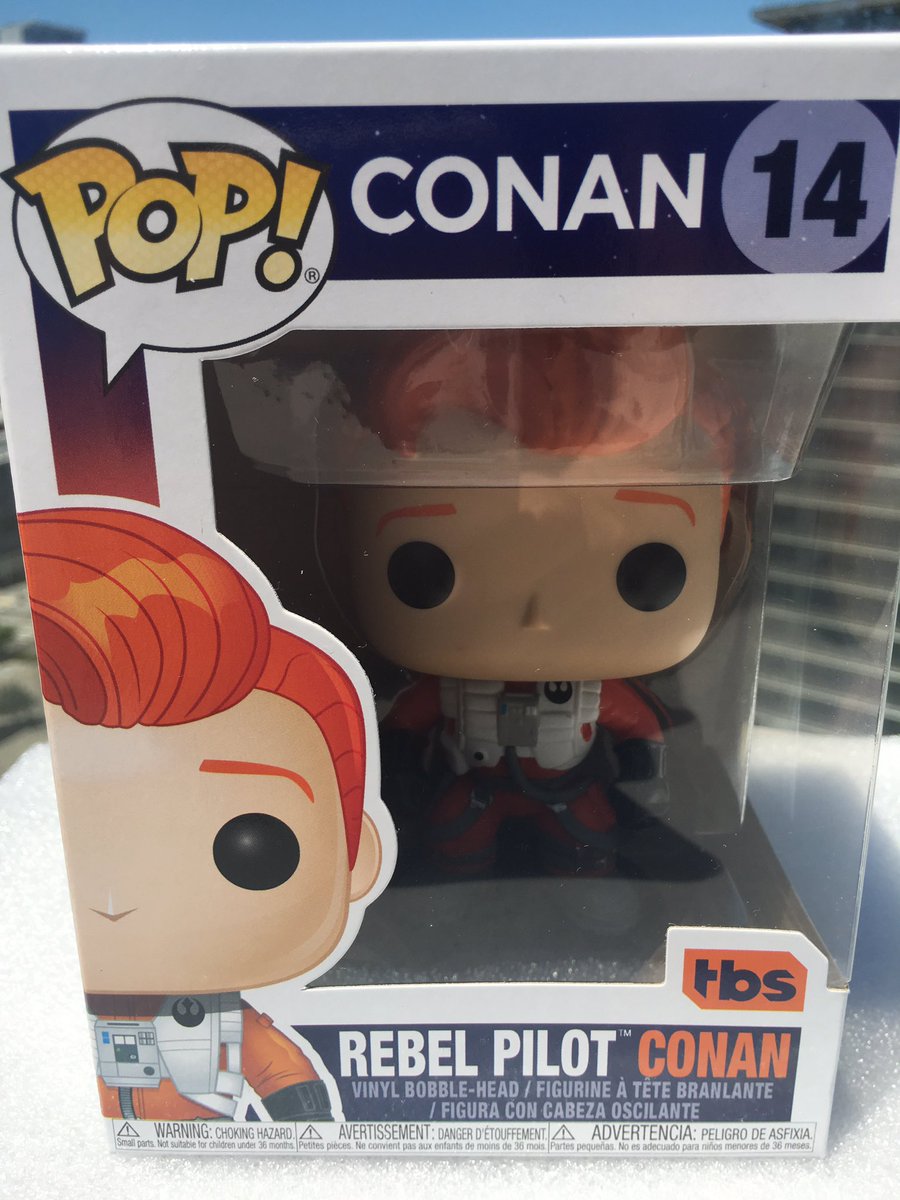 jay79374792's tweet photo. Looking for a Thursday ticket will trade for a Conan pop  
2018 - Ant man 
2018 - Rebel Pilot
2017- Super Man
2017- Jedi #ConanCon https://t.co/kryt7LaY2G