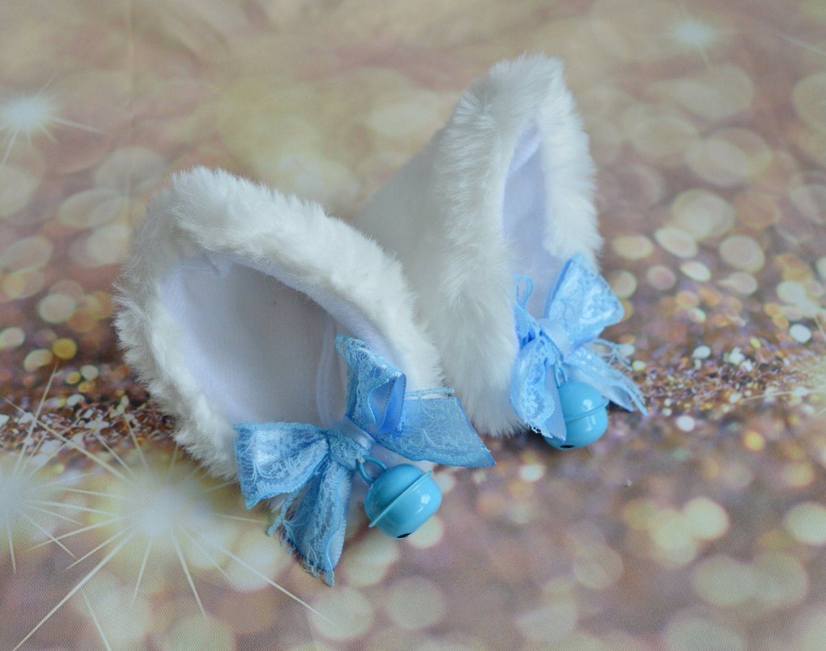 Nekollars's tweet photo. #Kittenplay clip on #cat #ears with #lace and #ribbon #bows - #neko #lolitaears #cosplay #costume - #kitten #play #accessories - #pastel #pink #petplayears #petplaycommunity #bdsmears #kittenplayears #owned #clipears #playears #kittenplaygear - More at our #Nekollars Etsy shop! https://t.co/h4XT32NmkI