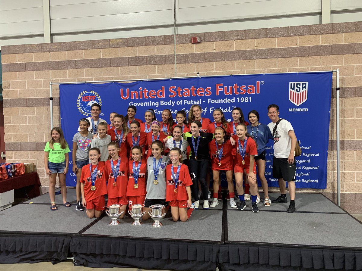 PlayersFutsal's tweet photo. Championship X3 🏆🏆🏆Congratulations to our 2004’s, 2006’s, and 2008’s On being crowned United States Futsal National champions. #PFA #pfafury https://t.co/2KC1DHgarq