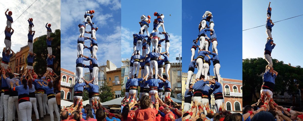 Marrecs's tweet image. Avui, a la FM de #Palafrugell, hem fet 3 Pd4, 4 de 8, 7 de 7, 5 de 7 i Pd5. Al 4 li anem agafant la mida, i tant el 5 com el 7 ja demanen un pis més. Moltes gràcies, @CDTerrassa i @maduixots pel bon ambient i l'ajut a les pinyes!
#castellers #JuliolMarrec #RoadToFMSalt