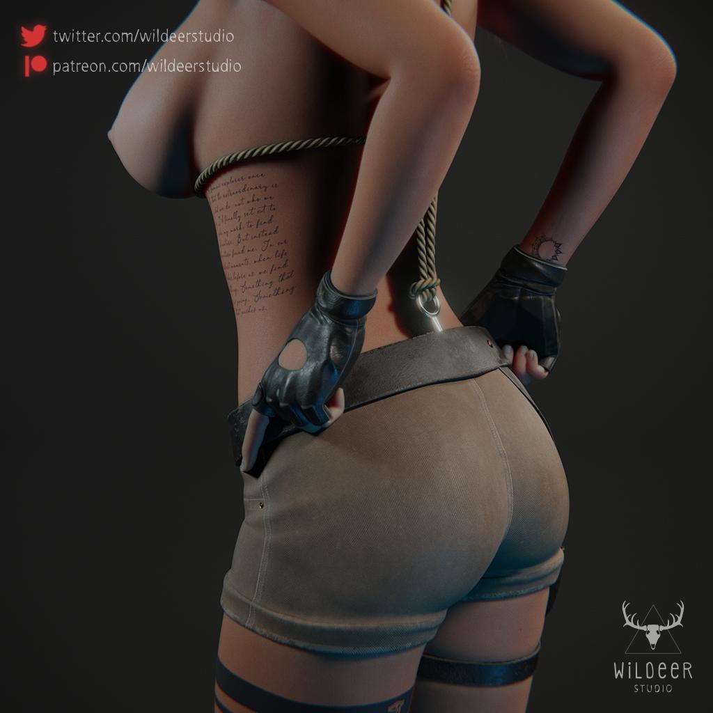 wildeer studio 🔞 в Твиттере: "Lara and her new gear. 🤟 🏽 #lar. 