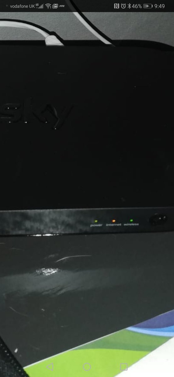 rhk1985's tweet photo. @SkyHelpTeam Looks like a problem with you lot because for month paying for full service and not getting full service because the internet is down intermittently got a new rooter of you same issue but when we ring we you have full connection when we haven't this is full connection as to sky https://t.co/rosY2nTMWv