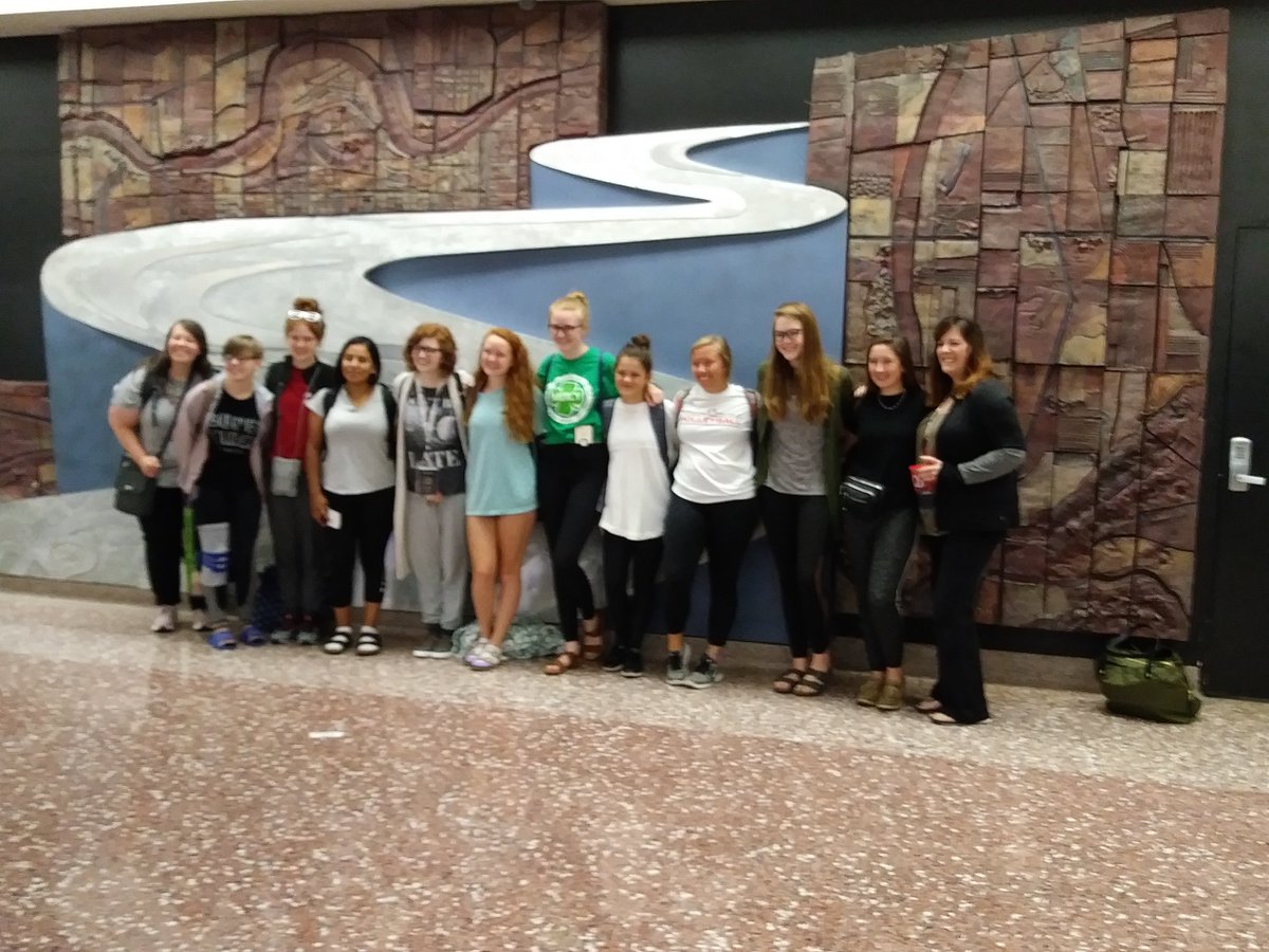 MHSMiller's tweet photo. Baggot Street or Bust! We are ready to represent @MercyHighSchool in Dublin at the Mercy Young Leaders Pilgrimage! #MonarchsInFlight #AndWeAreOff https://t.co/i8tZoCMwen