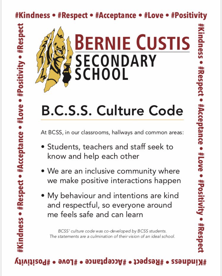 Bernie Custis Secondary School tweet media