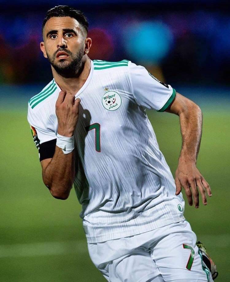 riyad mahrez algeria jersey