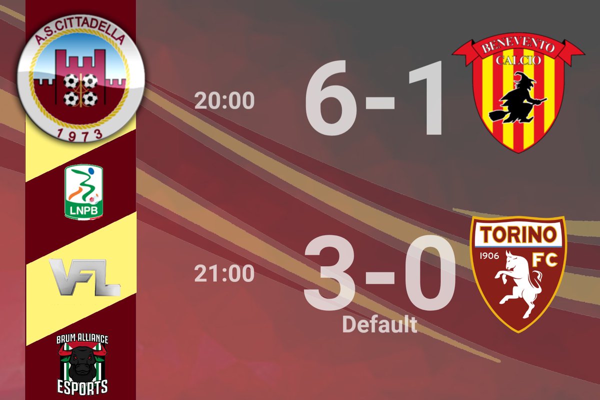 Tonight's results in <a href="/TheVFL_/">VFL</a> :

🆚 <a href="/VFLBeneventoPs4/">VFL BENEVENTO-ps4</a>

@ITrega3 ⚽⚽⚽
@IssaMario99 ⚽⚽🅰️🅰️🅰️🅰️
<a href="/irxniic/">Irxniic</a> 🅰️
<a href="/BzzzzBzzzz/">Bumblebee</a> 🅰️
#LiquidBlitz97 ⚽
