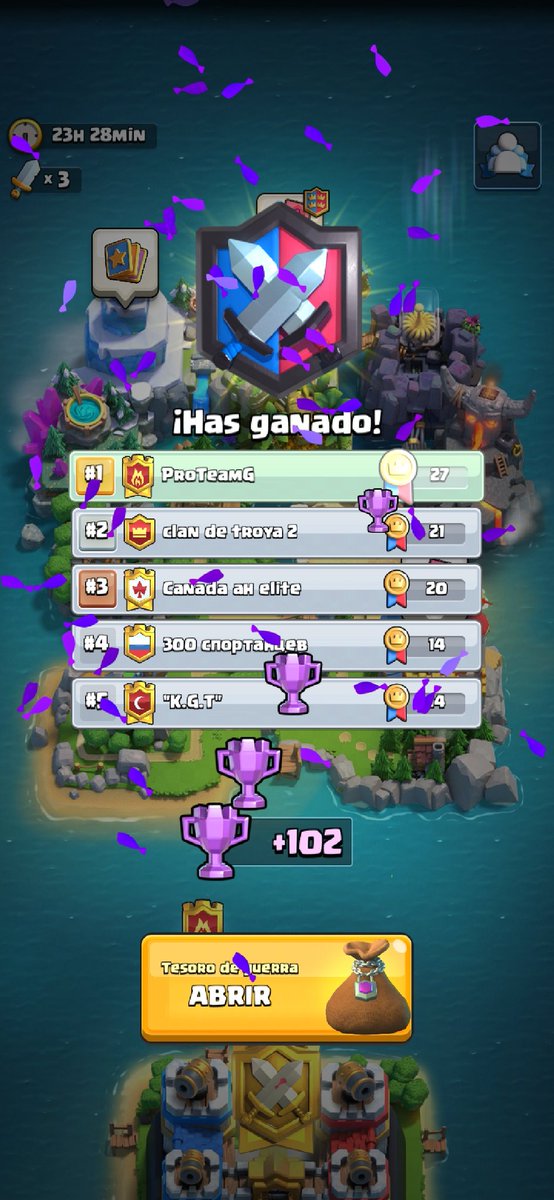 HakkuGamer's tweet photo. #ClashRoyale Volvemos a oro!! Y con más ganas de entrar en el Top como clan. Próxima meta... 3k!
@TeamProG_
#goteamprog https://t.co/YqEiPWczaR