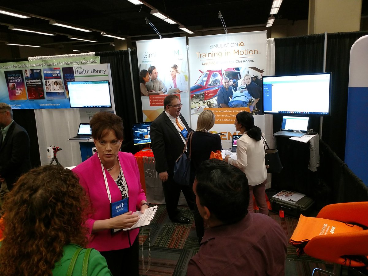 MarkROwens's tweet photo. An incredible turnout today @AACPharmacy #PharmEd19 with a successful launch of #SimPHARM @SIMULATIONiQ https://t.co/7L2l4WyGMe