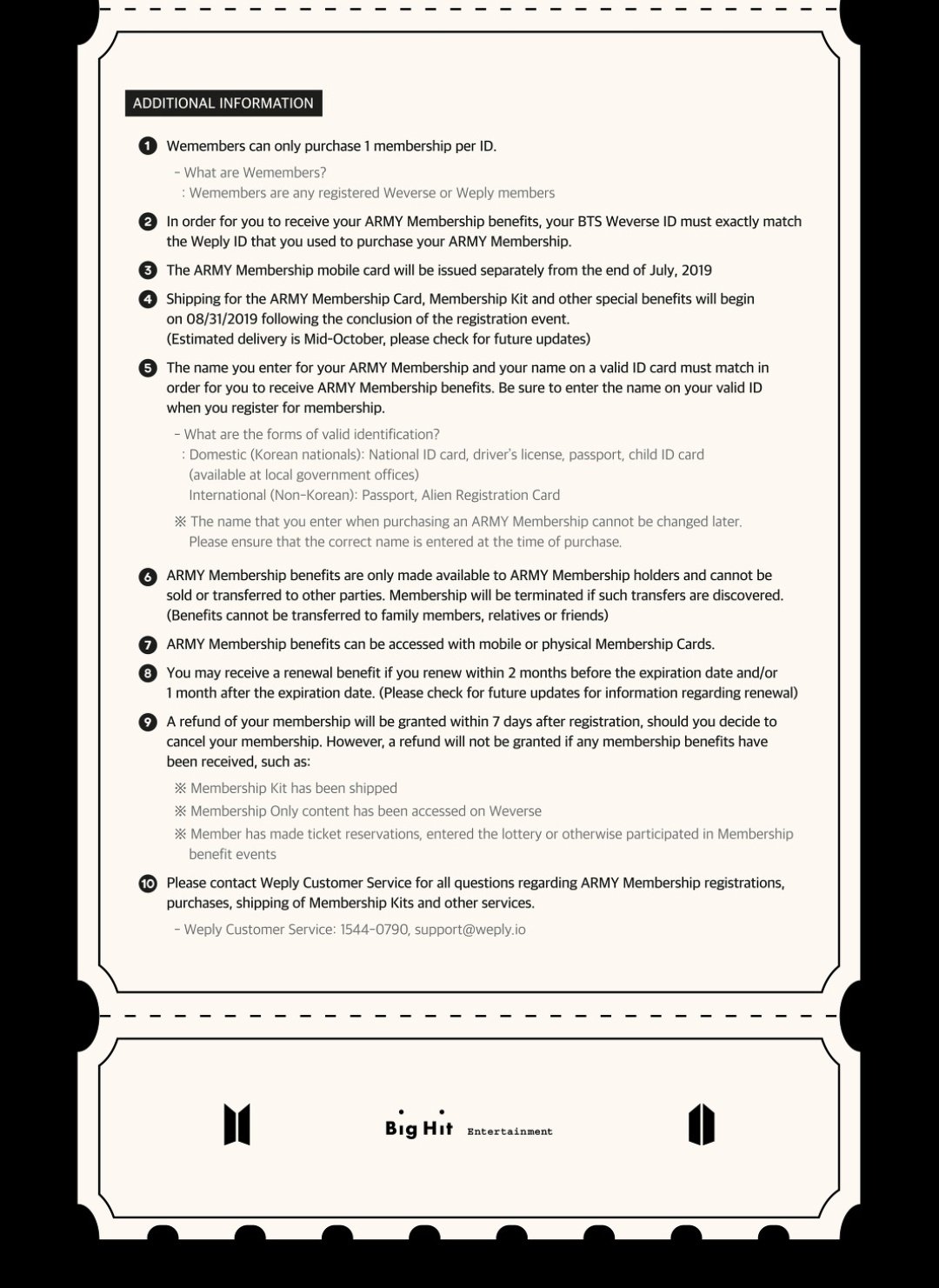Info Bts Global Official Fanclub Army Membership