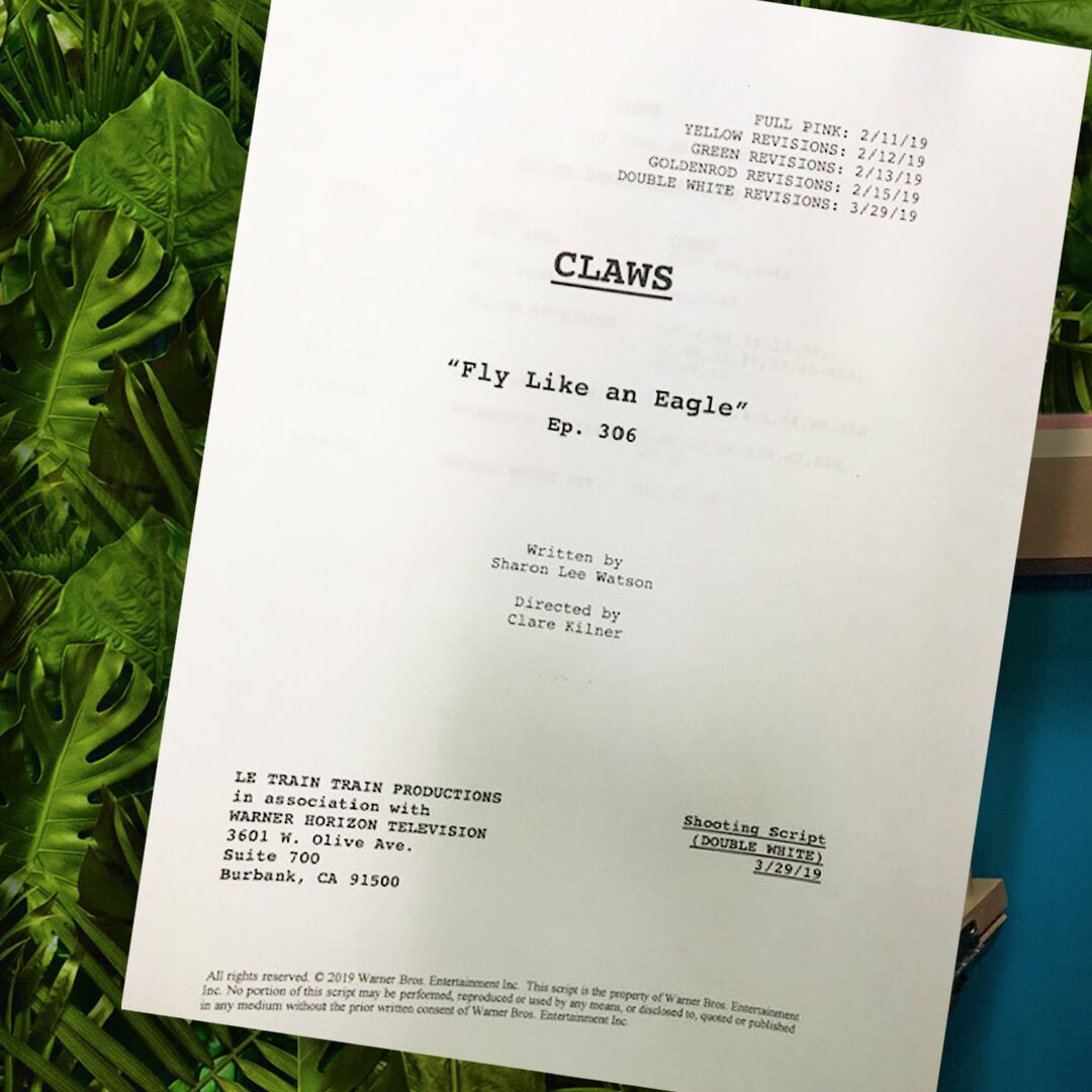 Tonight’s episode of <a href="/ClawsTNT/">Claws</a> was written by Sharon Lee Watson and directed by Claire Kilner! Thanks for watching and tweeting with us. We love you almost as much as <a href="/NiecyNash/">Niecy Nash</a> loves a jumpsuit. 😂❤️😂🤓#ClawsTNT
