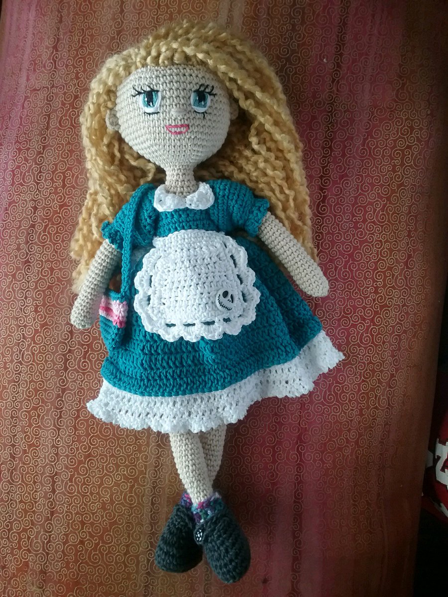 first full size doll #suwannascraftspattern #amigurumi #dollmaking
