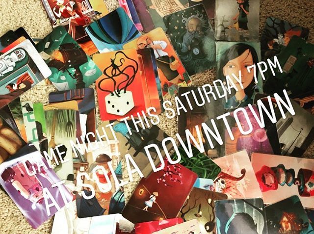 solabothell's tweet image. Come to our game night this Saturday at 7pm at Sola Downtown! It will be filled with laughs and snacks! ift.tt/2NRiR2q
