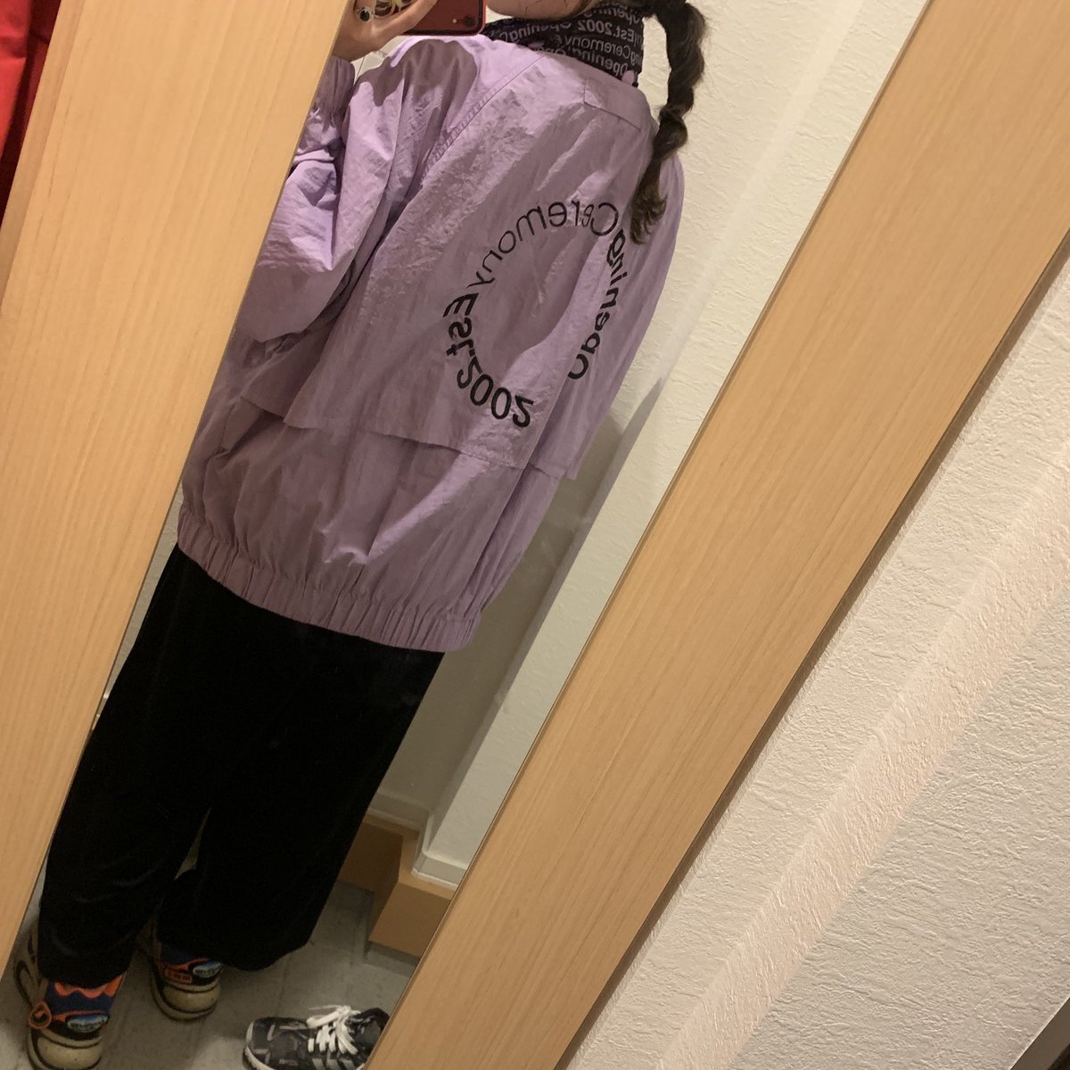 kaicrina's tweet photo. ままんぱぱんに誕生日に買ってもらったりなちゃんとお揃いのアウター♡ぷらすりなちゃんとお揃いのリーニングスニーカー♡何年たってもりなちゃん♡ https://t.co/ihvv9pVJMA
