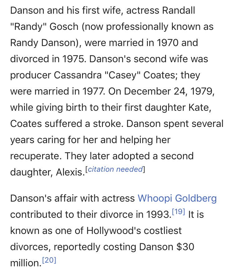 MadisonErdmann's tweet photo. Ted Danson’s Wikipedia is a roller coaster https://t.co/Ro8GZkcOd4