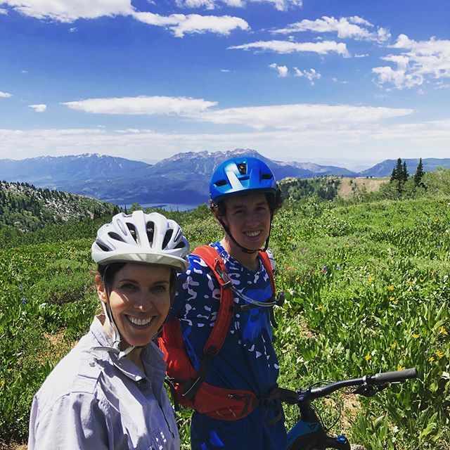 masonkmeyer's tweet photo. Look who I convince to mountain bike today. https://t.co/EM7Bygt6ha https://t.co/07Jszj6n76