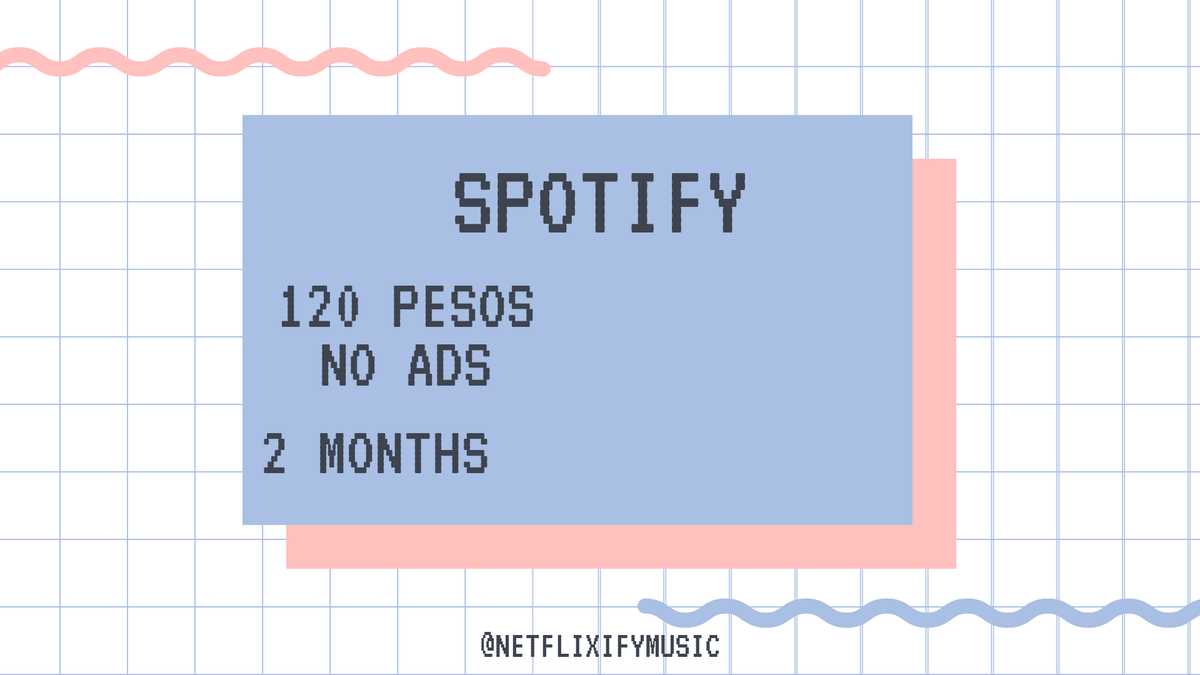 netflixifymusic's tweet photo. ✨ CHEAP PREMIUMS  HERE ✨

🎦 NETFLIX PREMIUM ��
- SOLO ACCOUNT
- 4 SCREENS
- 1 MONTH
- AS LOW AS 100 PESOS

🎶 SPOTIFY PREMIUM 🎶
- SOLO ACCOUNT
- 2 MONTHS
- AS LOW AS 120 PESOS

MOP: GCASH OR 7/11

📨 DM IF INTERESTED
⚠ PAYMENT FIRST POLICY ⚠ https://t.co/v9rT89vbWr