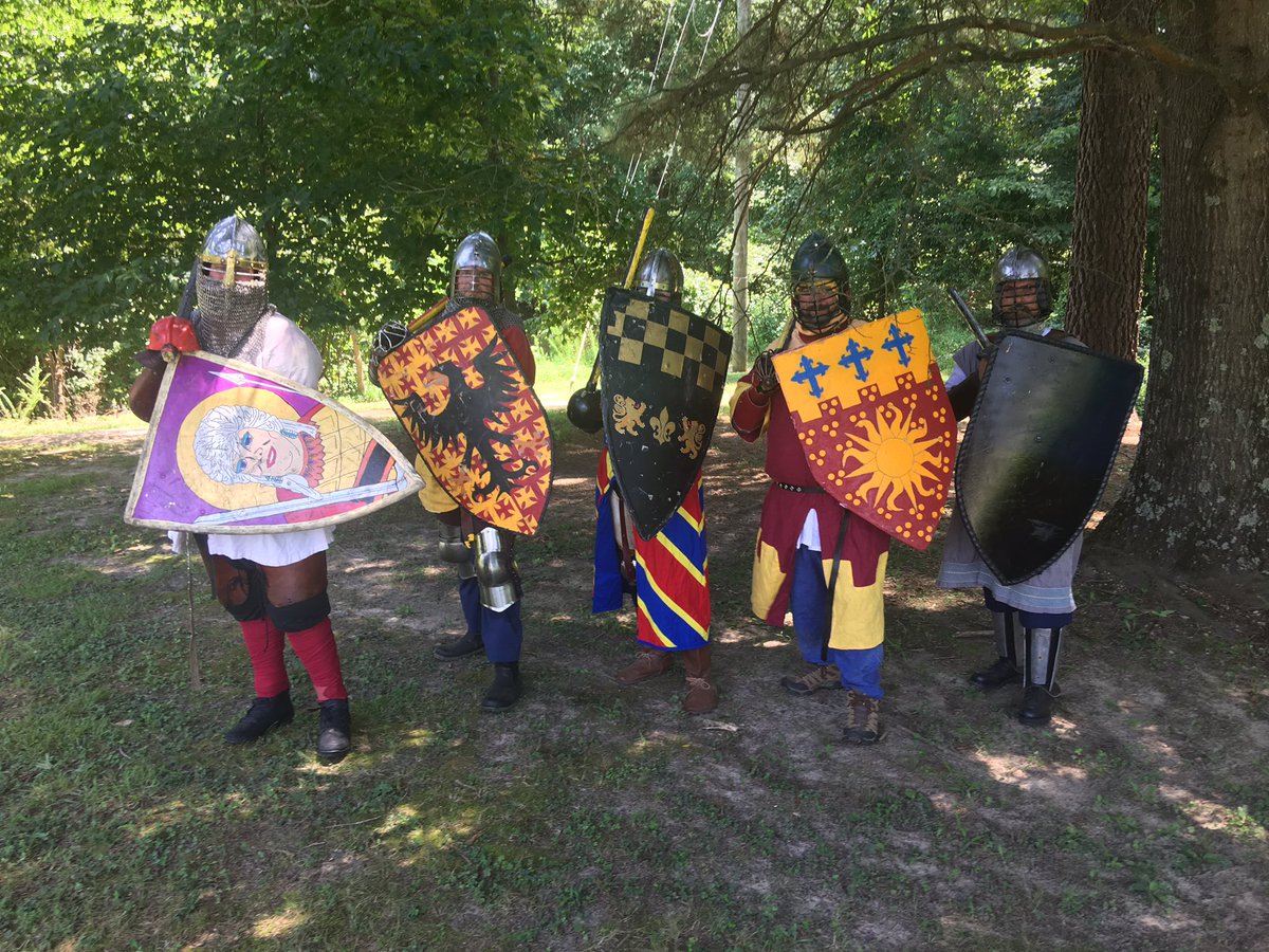 rva_sca's tweet photo. 99th Monthly Cross and Lily Practice Tourney! 100 Degrees in the shade! #MySCA #swordfighting #RVA #swordfightingclasses #dagohir #LARP https://t.co/0g3AgfuYIA