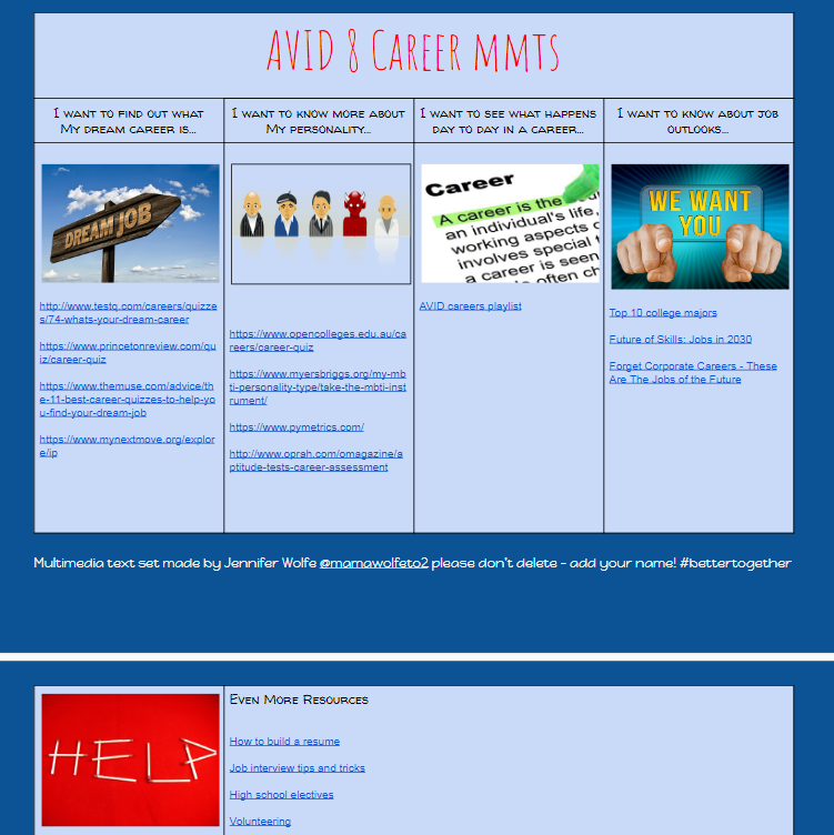 mamawolfeto2's tweet photo. Teachers - Creative Ways to Build Student Engagement With MultiMedia Text Sets https://t.co/KLQ8ZEa0uS #avid #teacher #edtech #hyperdocs #multimediatextsets https://t.co/Uy3uCOKQdF