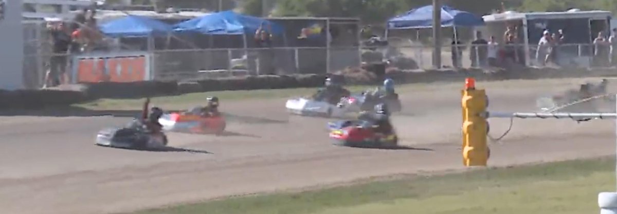 RacingAmerica's tweet photo. #MAXXDaddy: Daniel Ochs becomes the new @maxxiskarting Maxx Daddy Champion at WaKeeney Mini Speedway (KS) after a wild last lap. https://t.co/PveTpGvdeD