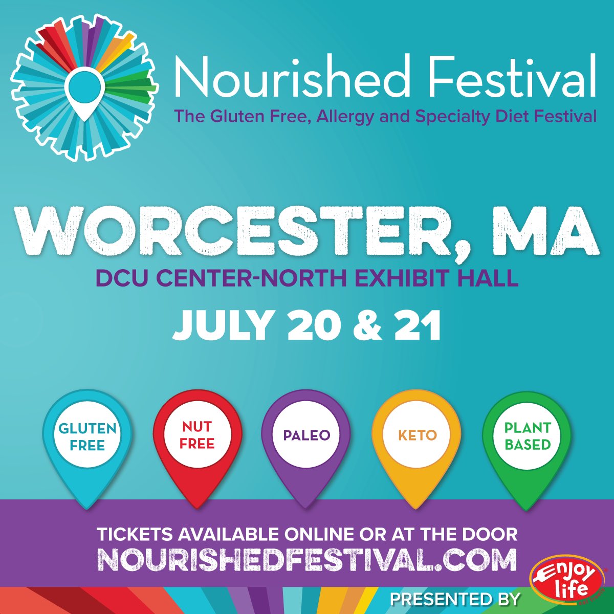 sammis_stuff's tweet image. The @nourishedfest July 20-21 is the biggest #glutenfree &amp;amp; specialty diet event to hit Worcester! Gluten-free, allergen-friendly, nut-free, paleo &amp;amp; plant based products. Visit us at our booth #701! #NourishedFestival