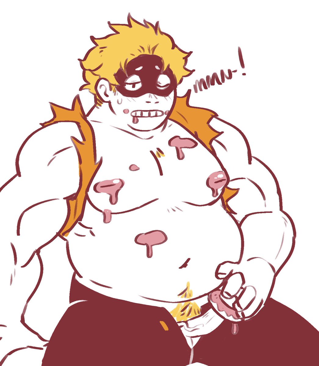 Fatgum might have become a little bit carried away with his snack. 