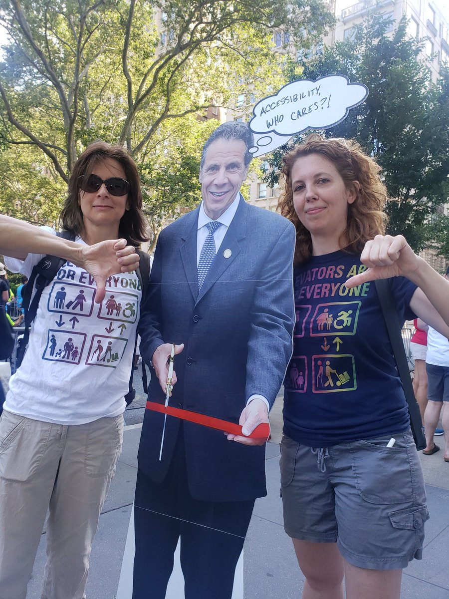 EqualAccessNy2's tweet photo. #EqualAccess #CidnyFightsBack #AccessDenied #ShameOnMta #DisabilityIssueMatter #ShameOnCumo #DisabilityPrideNYC https://t.co/blu8a698fd